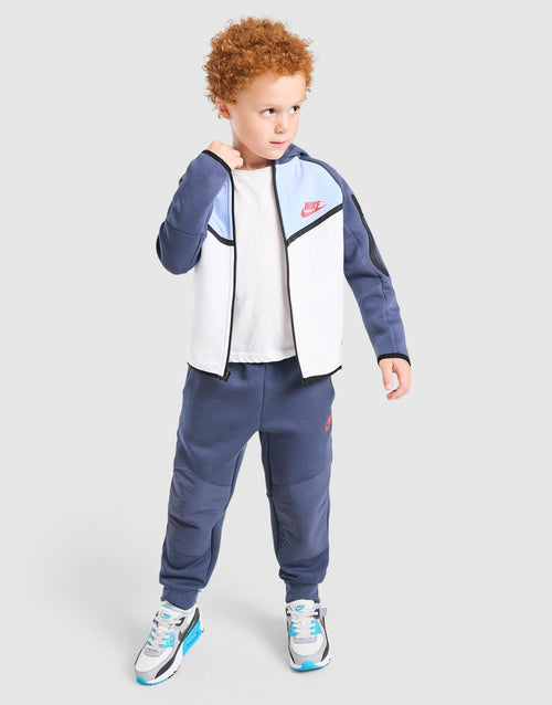 Tech Fleece Mix Fabric Tracksuit Children