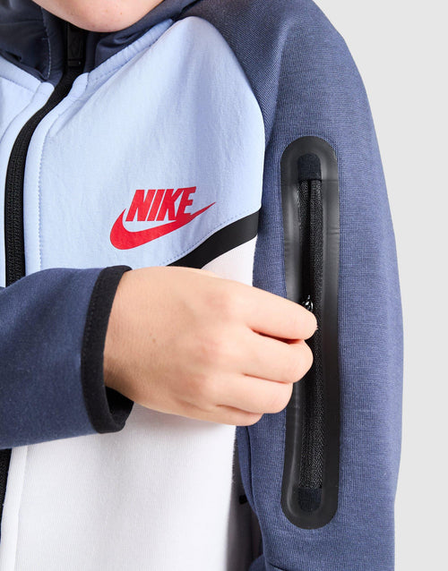 Tech Fleece Mix Fabric Tracksuit Children