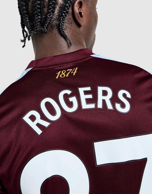Aston Villa FC 2025/26 Rogers #27 Home Shirt