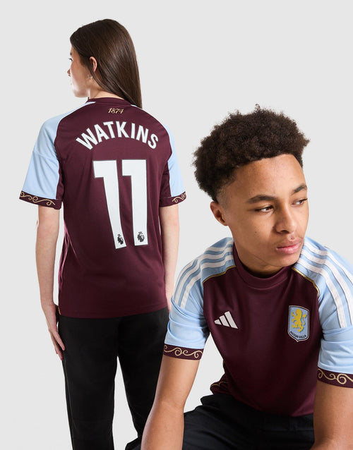Aston Villa FC 2025/26 Watkins #11 Home Shirt Jnr