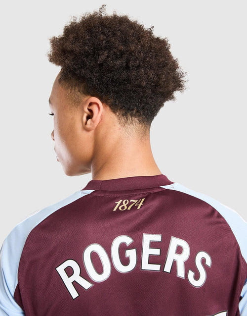 Aston Villa FC Rogers #27 2025/26 Home Shirt Jnr