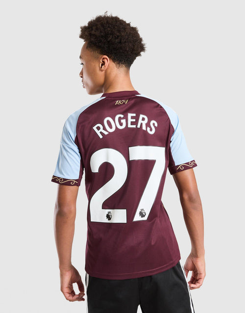 Aston Villa FC Rogers #27 2025/26 Home Shirt Jnr