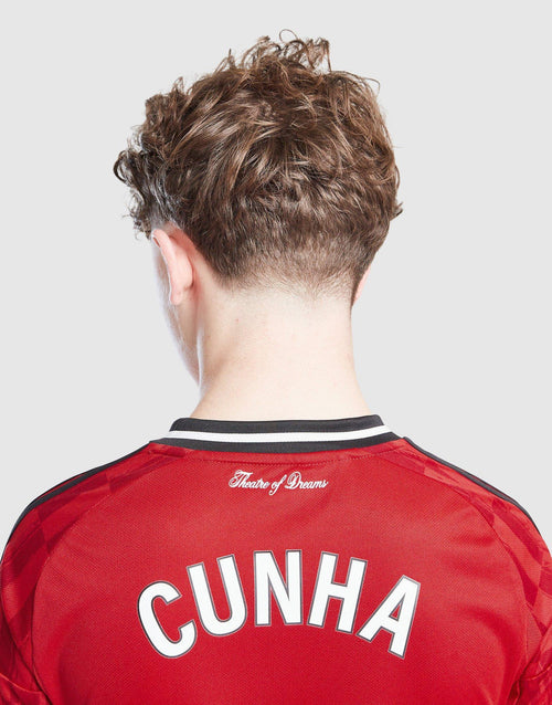 Manchester United 2025/26 Cunha #10 Home Shirt Junior's