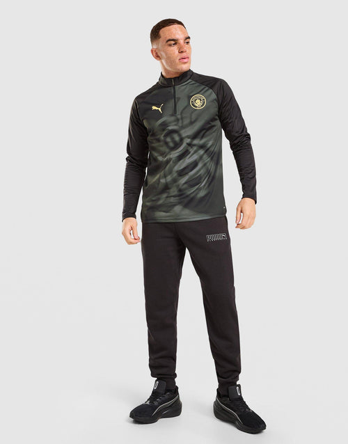 Manchester City FC Warm Up 1/4 Zip Top