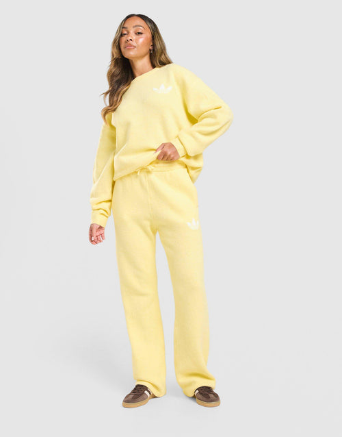 Trefoil Knit Crew Sweatshirt