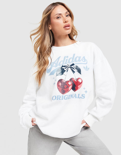 Cherry Boyfriend Crew Sweatshirt