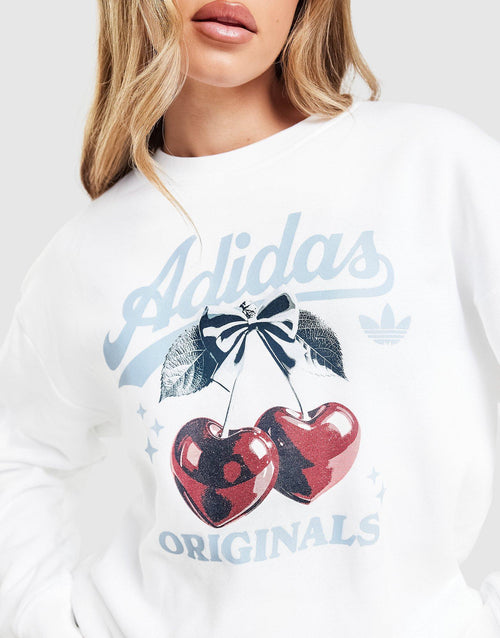 Cherry Boyfriend Crew Sweatshirt
