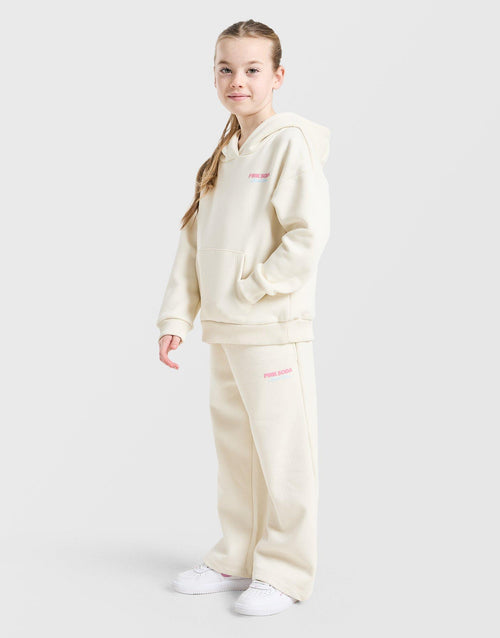 Girls' Sporty Overhead Tracksuit Children