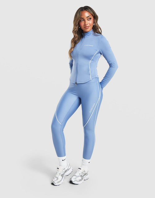 Piping Full Zip Top