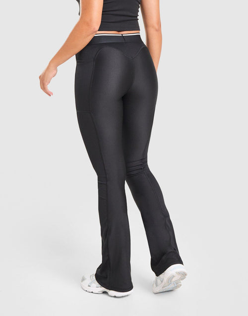 Rib Flared Leggings