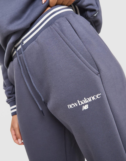 Ribbed Wide Leg Joggers