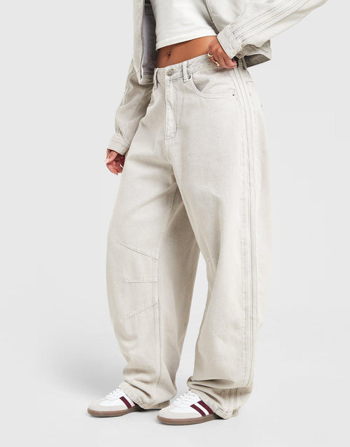 Barrel Leg Denim Jeans