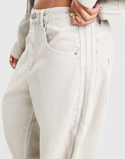 Barrel Leg Denim Jeans