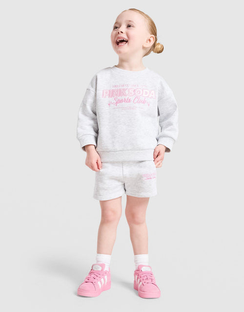 Girls' Holiday Crew Sweatshirt/Shorts Set Infant