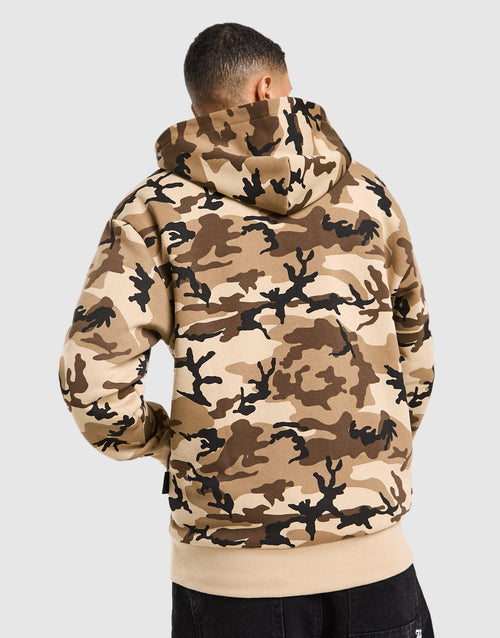 Camo Iron All Over Print Full Zip Hoodie