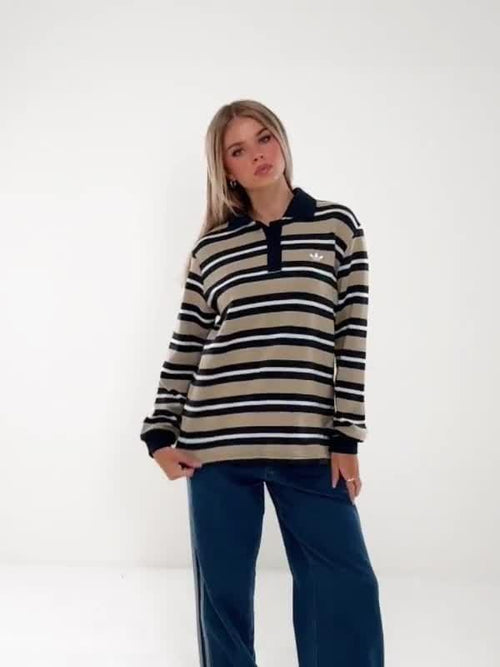 3-Stripes Knit Polo Shirt