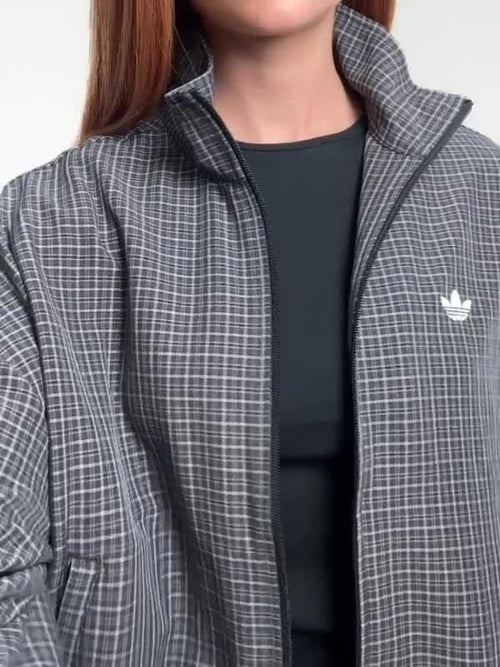 3-Stripes Check Tailored Track Pants