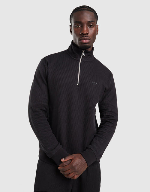 Waffle 1/4 Zip Sweatshirt