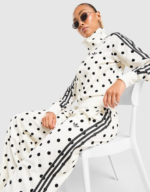 Satin Polka Dots Wide Leg Pant