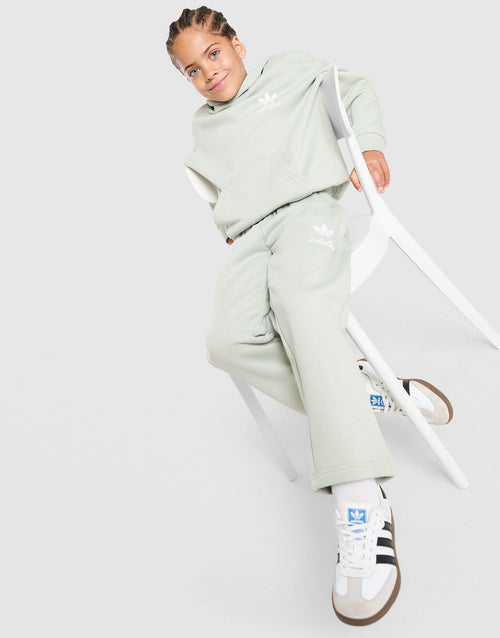 Script Overhead Wide Leg Tracksuit Children