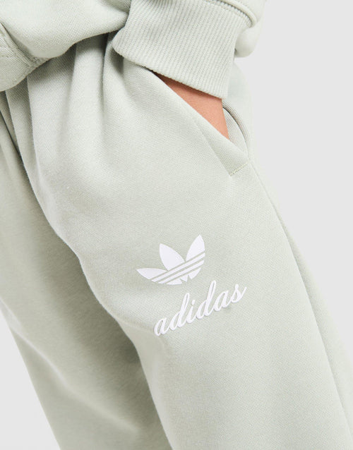 Script Overhead Wide Leg Tracksuit Children