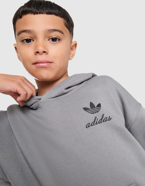 Script Overhead Wide Leg Tracksuit Children