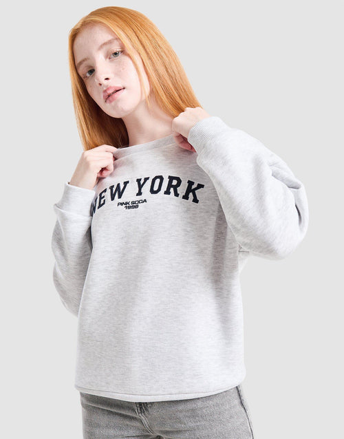 Girls' NY Crew Sweatshirt Junior