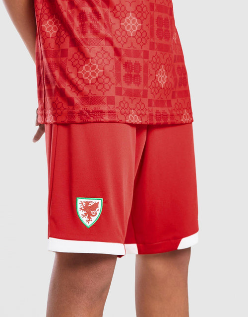 Wales 2026/27 Home Shorts Junior