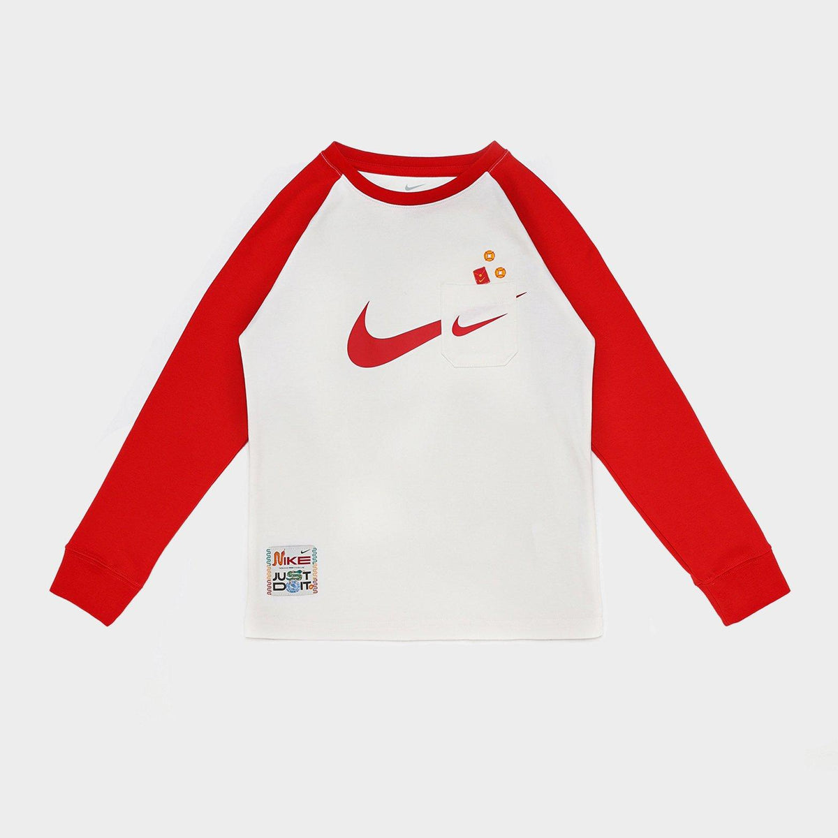 Red Nike Long Sleeve T-Shirt Children's JD Sports Singapore