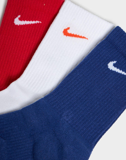 Cushioned Crew Socks 3 Pack