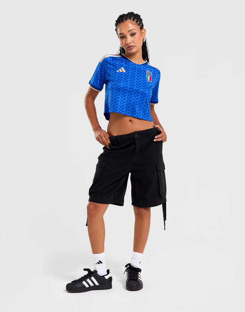 Italy 26 Home Replica Cropped Jersey