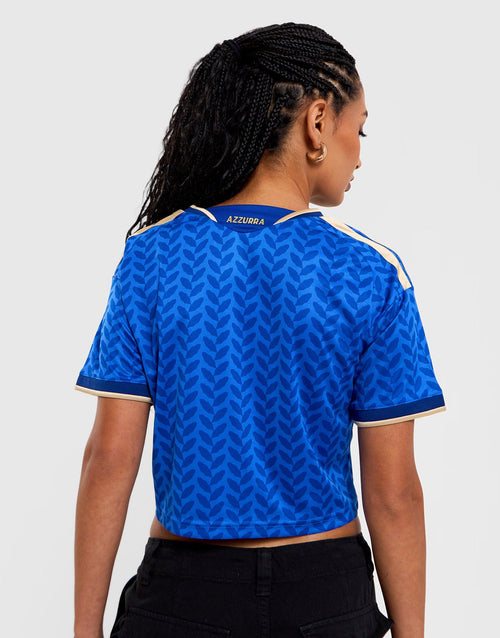Italy 26 Home Replica Cropped Jersey