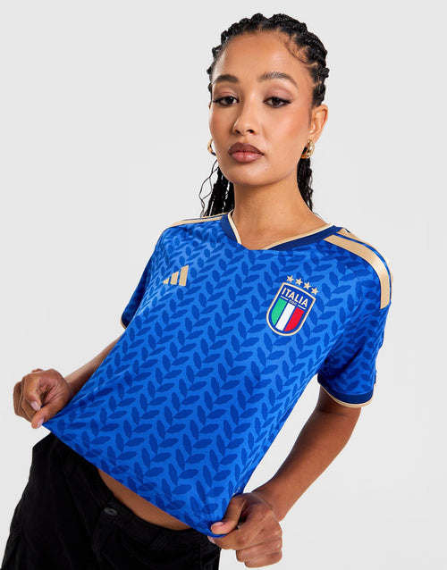 Italy 26 Home Replica Cropped Jersey
