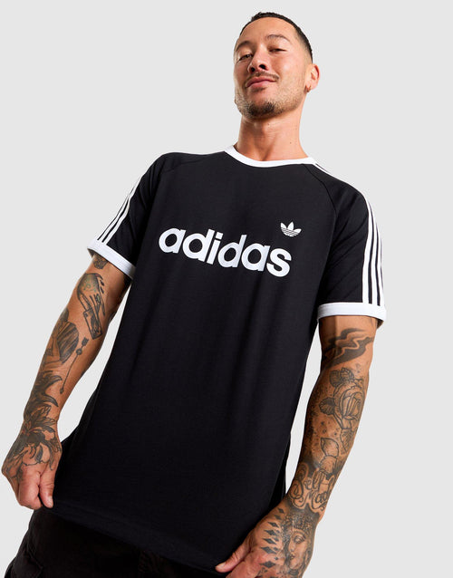 3-Stripes Slim Ringer T-Shirt