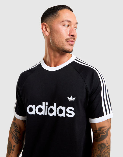 3-Stripes Slim Ringer T-Shirt