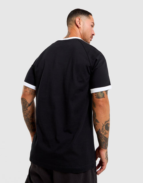 3-Stripes Slim Ringer T-Shirt