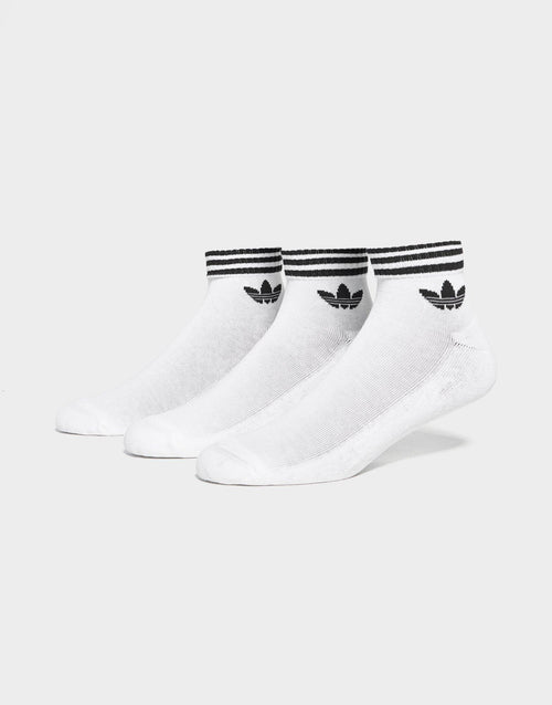 3-Stripes Ankle Socks 3 Pairs