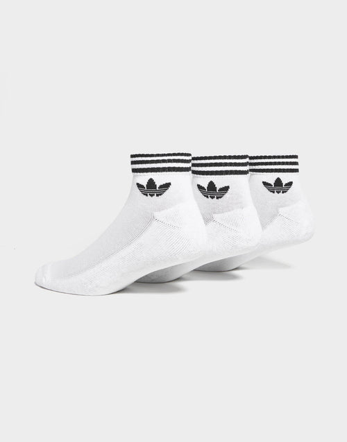 3-Stripes Ankle Socks 3 Pairs