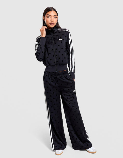 Satin Polka Dots Track Top