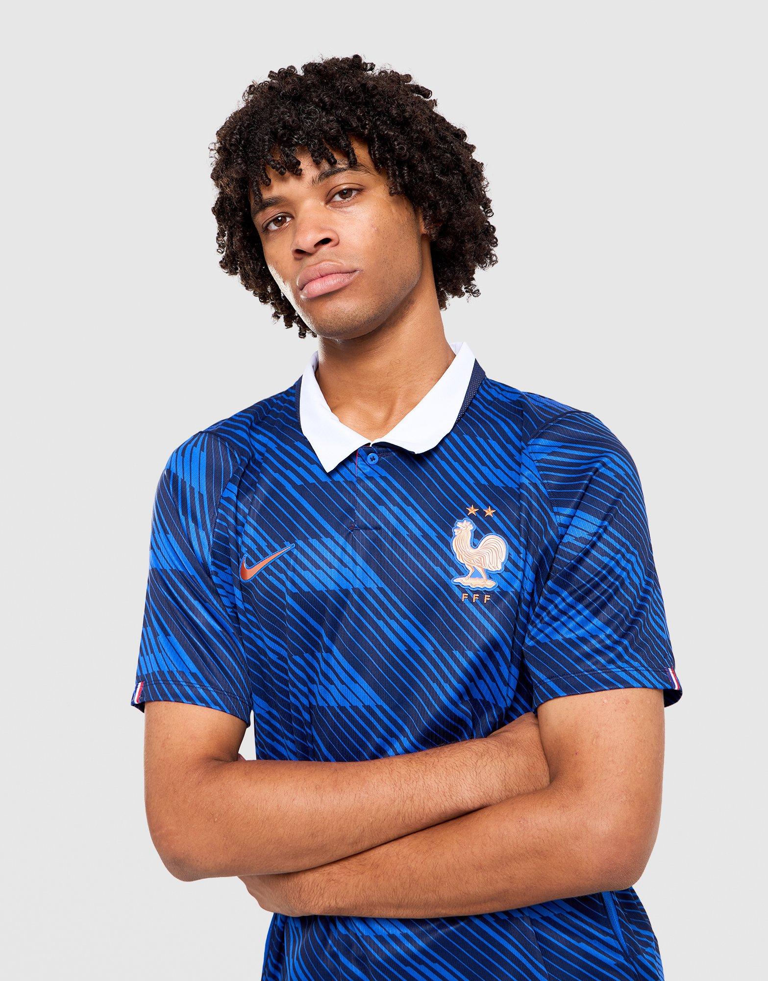 Blue Nike FFF 2026 Stadium Home Dri-FIT Soccer Replica Jersey - JD