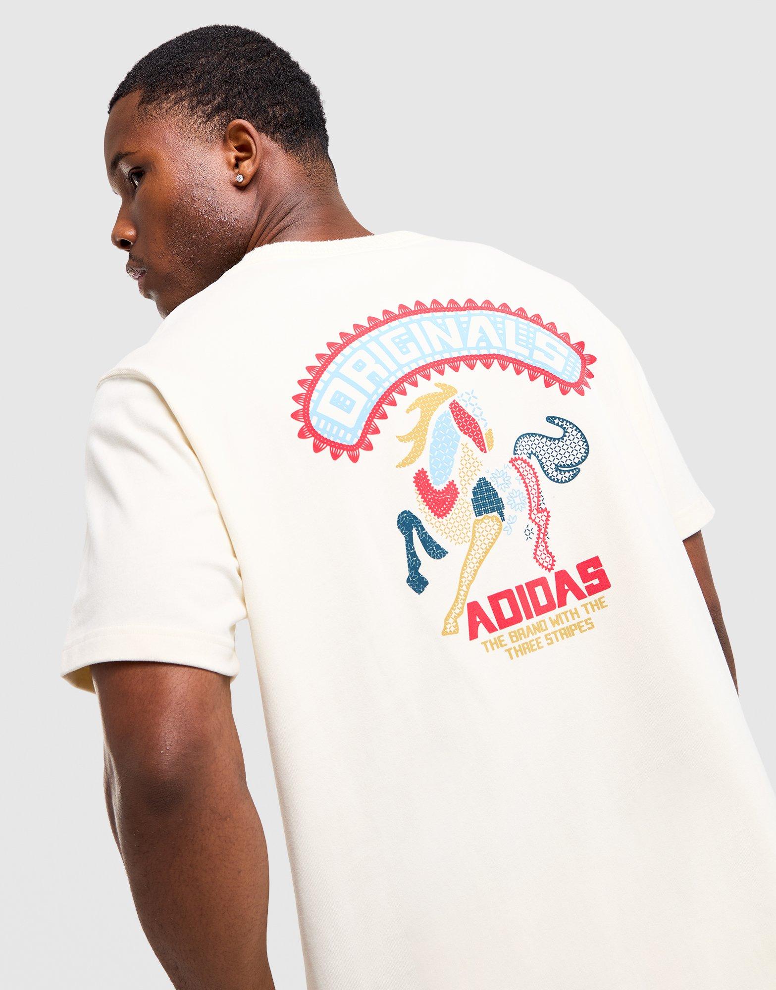 NEWYEAR ㉛ White adidas Lunar New Year T-Shirt (Unisex) - JD Sports Singapore