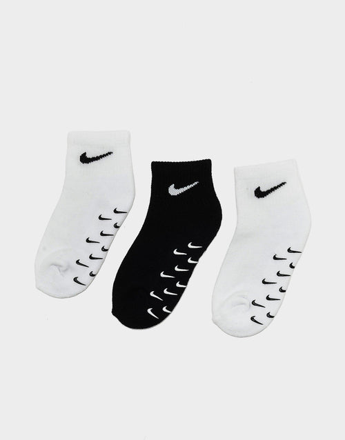 3-Pack Gripper Ankle Socks