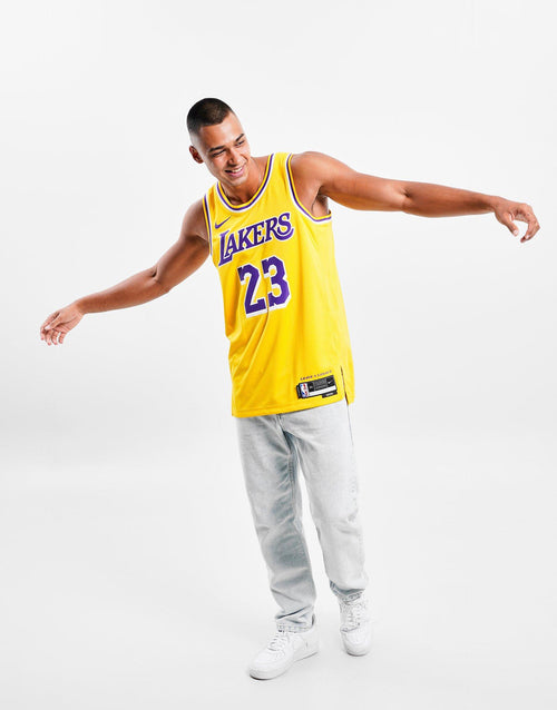 LeBron James Los Angeles Lakers Icon Edition 2022/23 NBA Swingman Jersey
