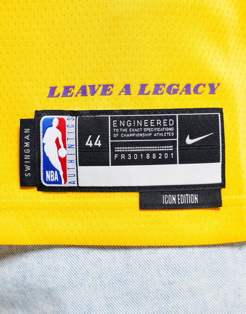 LeBron James Los Angeles Lakers Icon Edition 2022/23 NBA Swingman Jersey