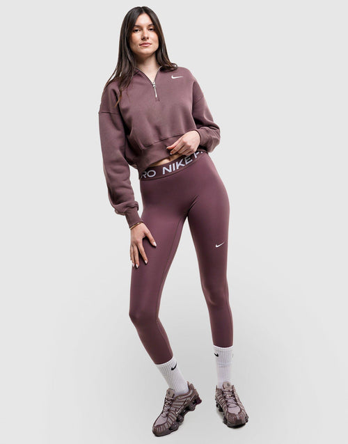 Phoenix Fleece 1/4 Zip Crop Sweatshirt