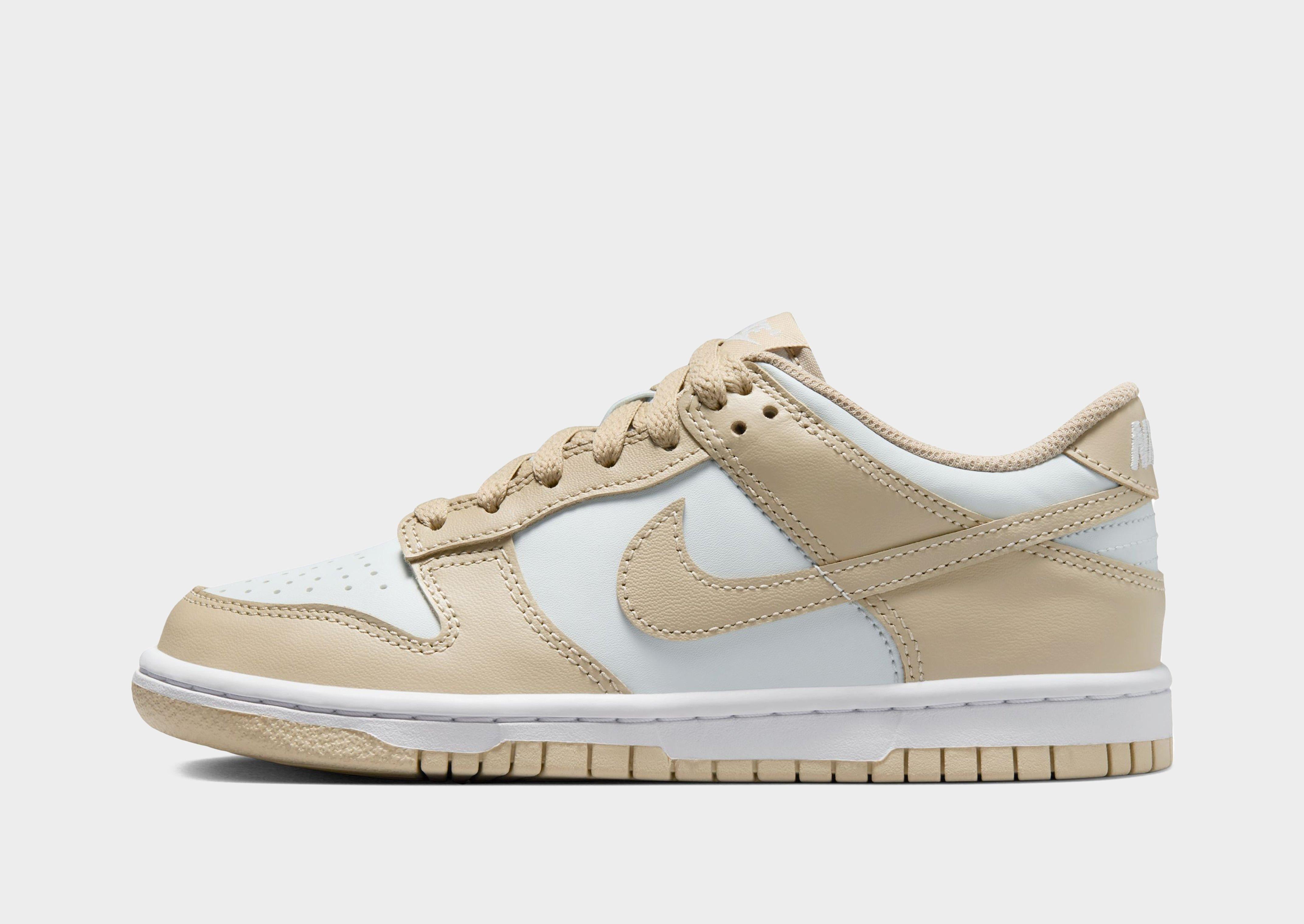 white oatmeal dunk low youth