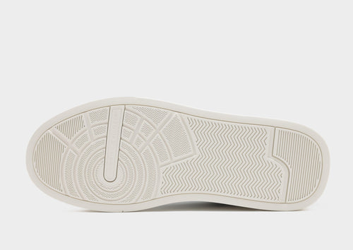 Logo Leather Court Trainers