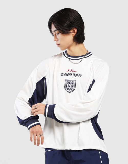 England Mesh Panel Long Sleeve Jersey