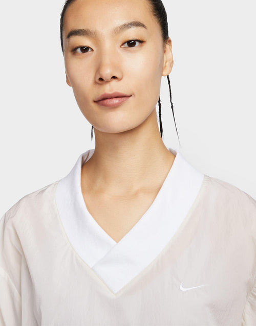 Woven Long-Sleeve Top