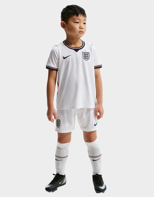 England 2026 Stadium Home Soccer Replica 3-Piece Kit Children's